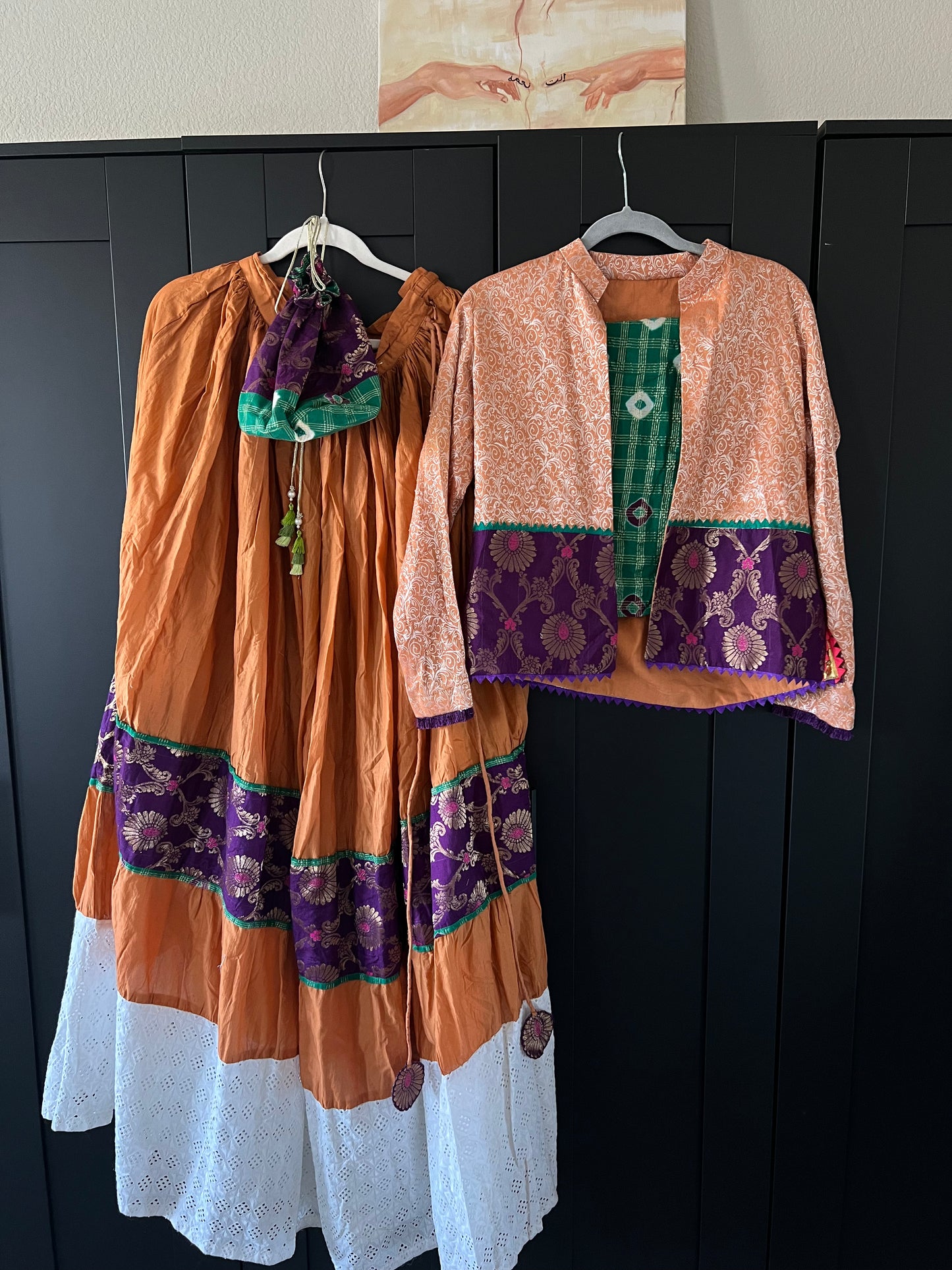 SMALL 4 Piece Yellow Jacket Sharara