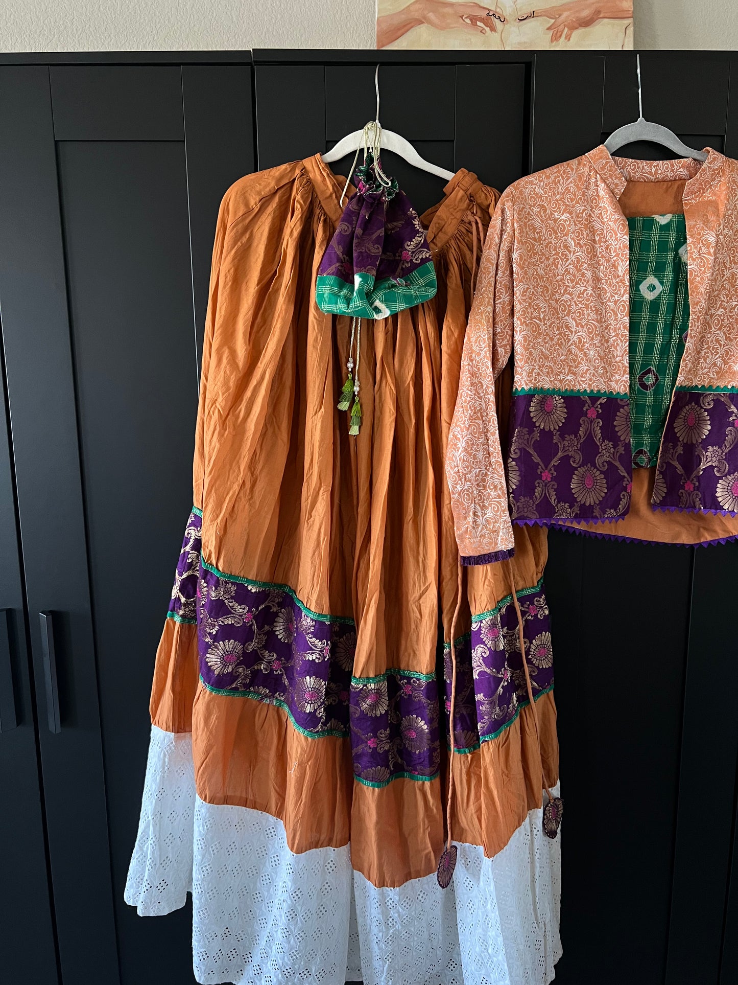 SMALL 4 Piece Yellow Jacket Sharara