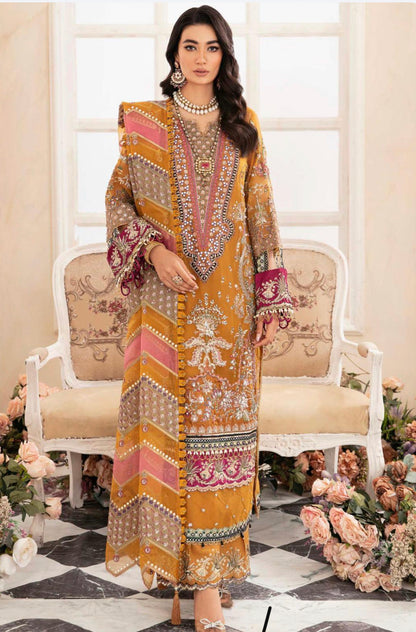 Beautiful Mustard Mehndi Outfit - size XL - Brand New