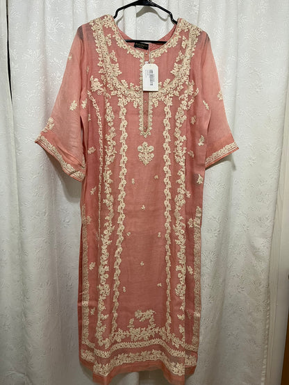 Agah Noor chiffon shirt with dupatta amd pant