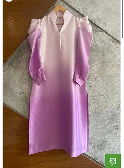 Zona Shaham Lilac Ombré Outfit