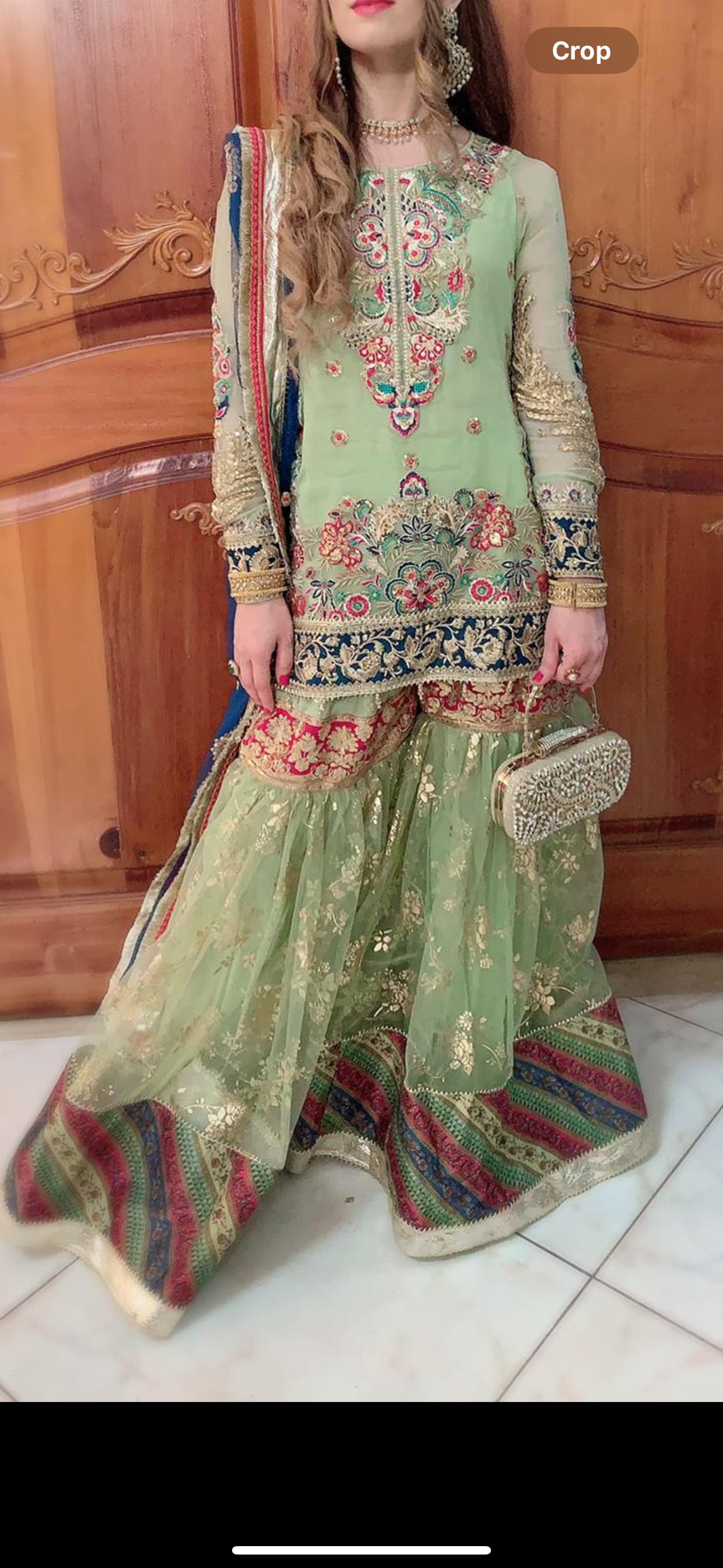 Anaya x Kamiar Pista Green Gharara