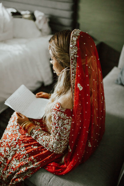 Red Wedding Lehenga By The Luxurious