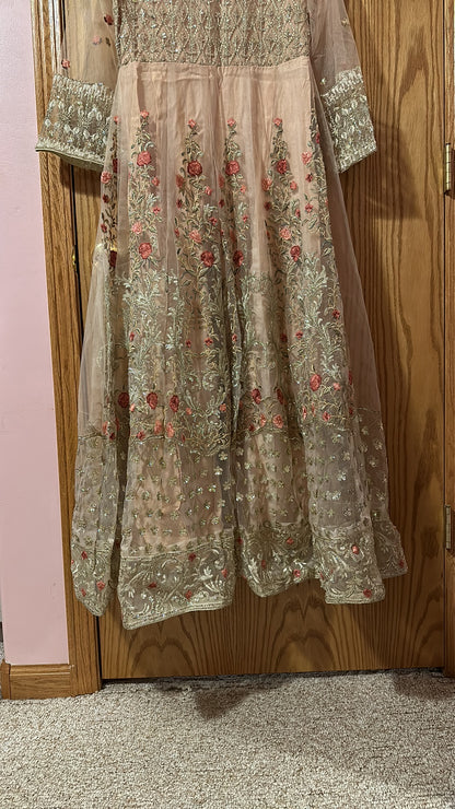 Pakistani/Indian Gown With Florals