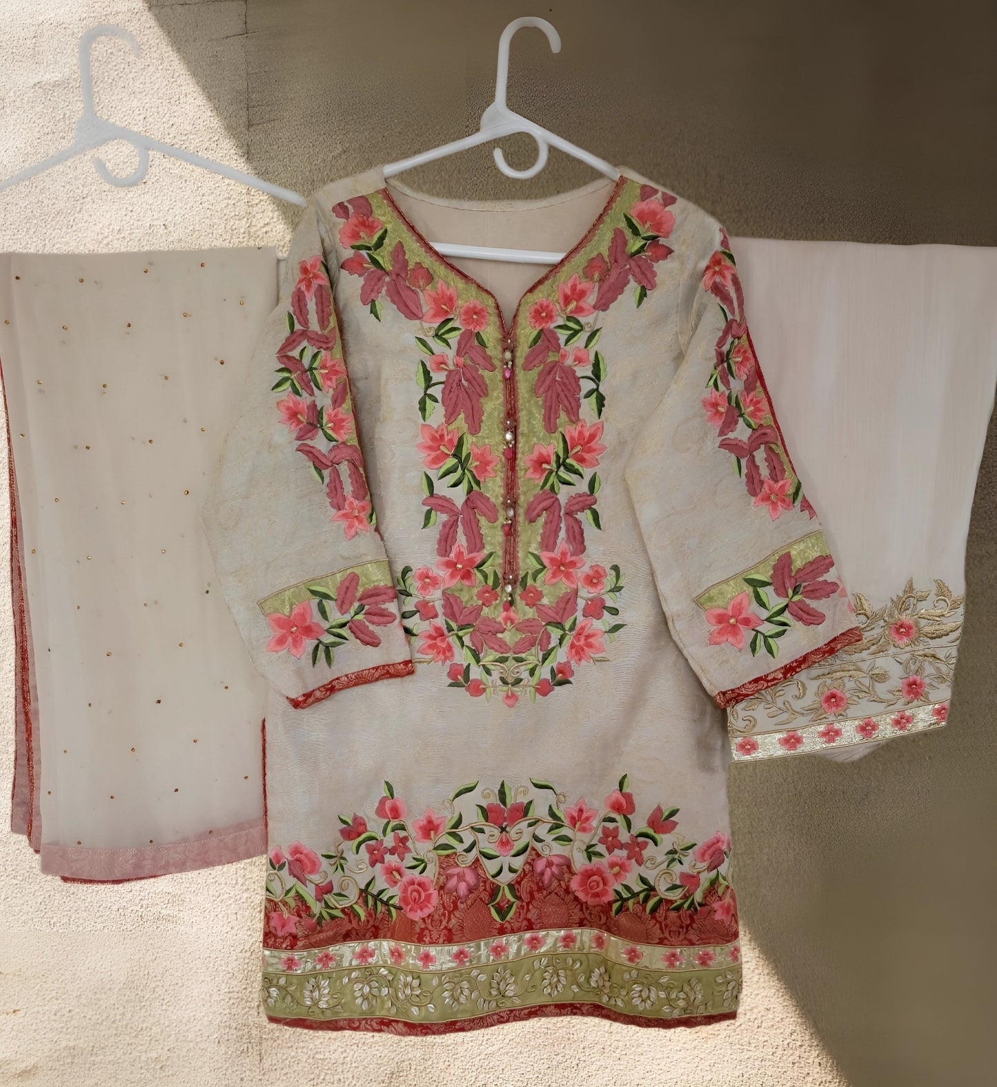 banarsi khaddi Shalwar Dupatta